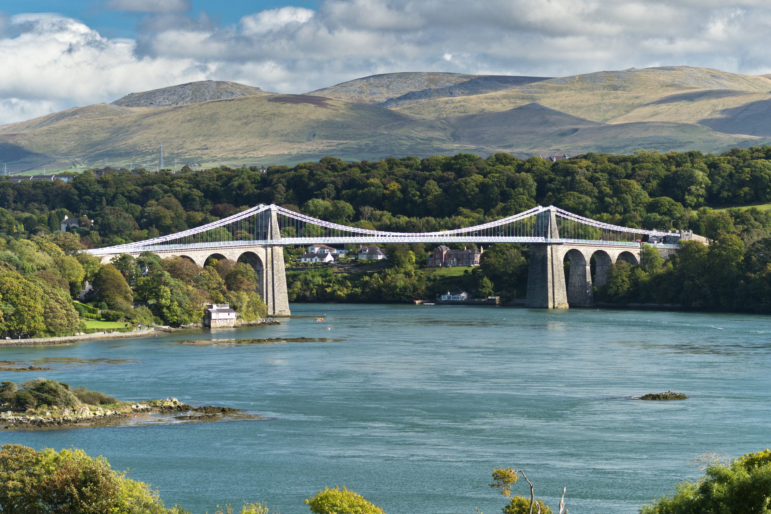 El estrecho de Menai protege a Anglesey de las ardillas grises, pero se sabe que algunas han cruzado el puente